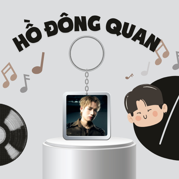 Móc khoá/Keyring mica HỒ ĐÔNG QUAN - TÂN BINH TOÀN NĂNG