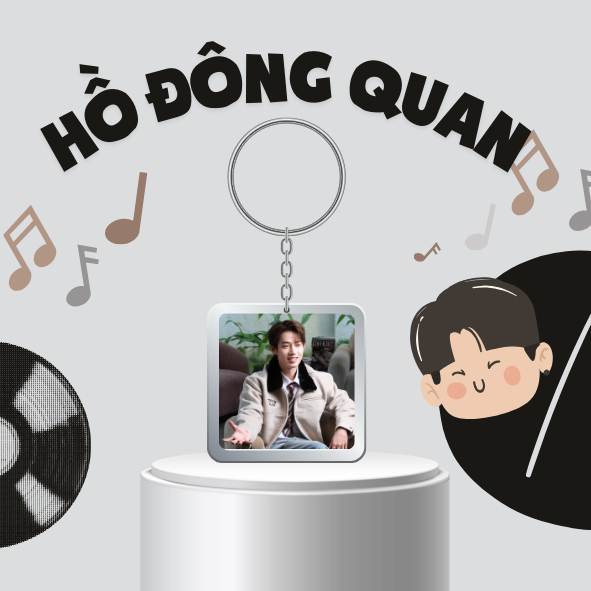 Móc khoá/Keyring mica HỒ ĐÔNG QUAN - TÂN BINH TOÀN NĂNG