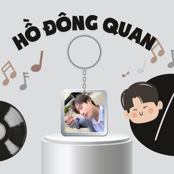 Móc khoá/Keyring mica HỒ ĐÔNG QUAN - TÂN BINH TOÀN NĂNG