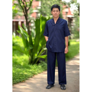 Bà Lai Nam Vải Lụa Hàn Cao Cấp## Đồ Lam Đi Chùa