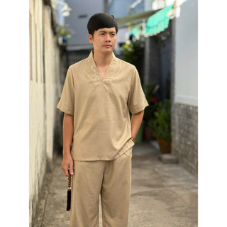 Tim Tâm Nam Vải ẤnĐộ Cao Cấp #Nam Thiền # Đồ Bộ Đi Chùa