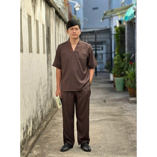Tim Tâm Nam Vải ẤnĐộ Cao Cấp #Nam Thiền # Đồ Bộ Đi Chùa