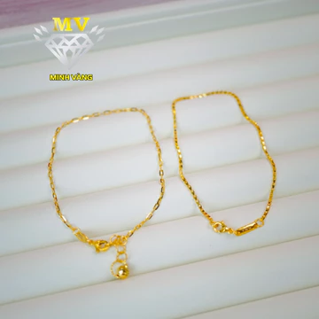 Lắc Xích Nhỏ Trơn & Cong HQ Nhỏ V610 • Minh Vàng