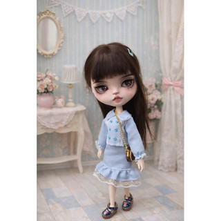 Set váy sơmi size blythe