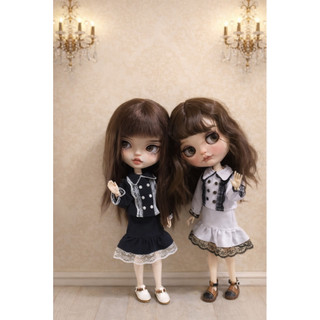 Set váy sơmi size blythe