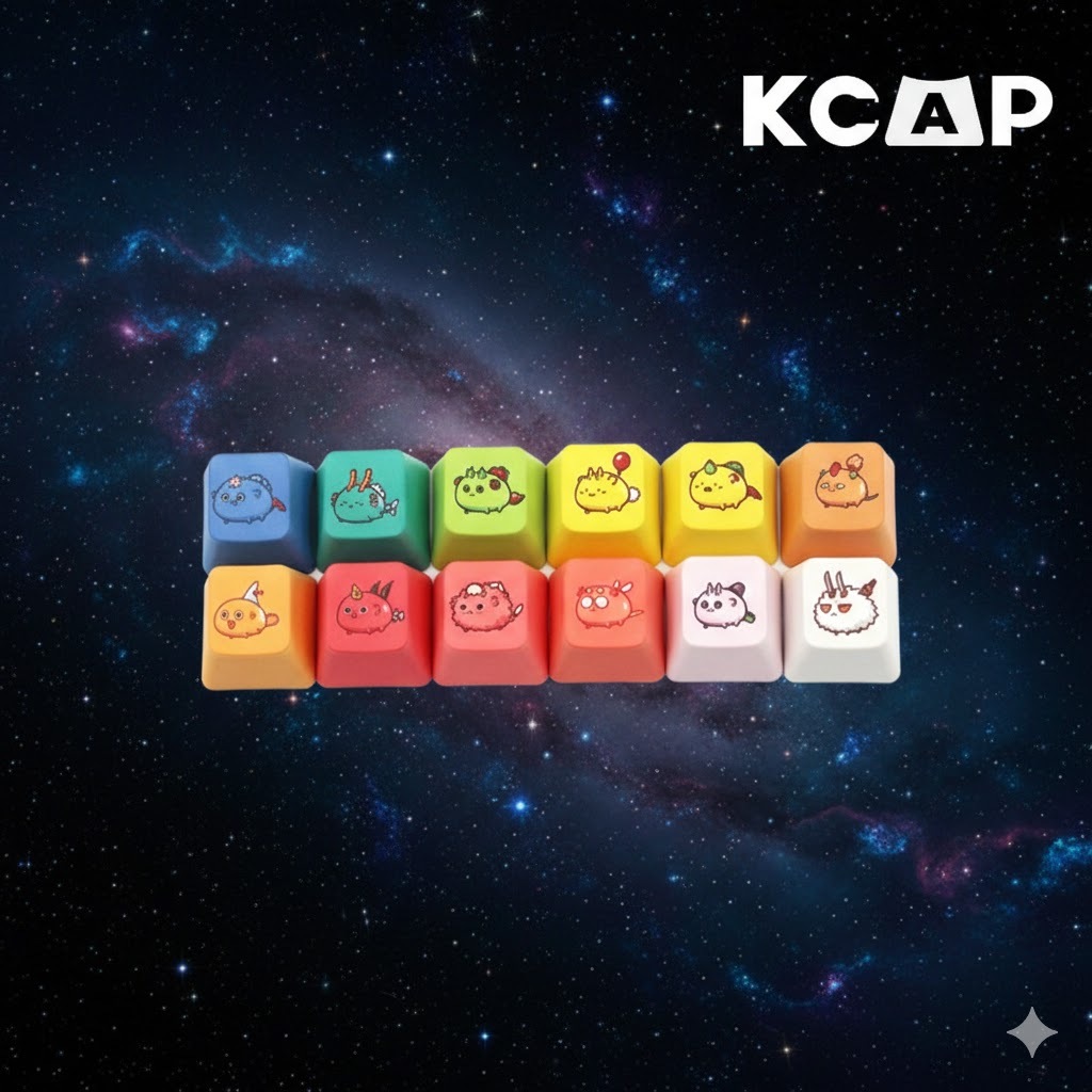 Keycap Axie PBT Dễ Thương Trang Trí Bàn Phím Cơ | KCAP - World of Keycaps