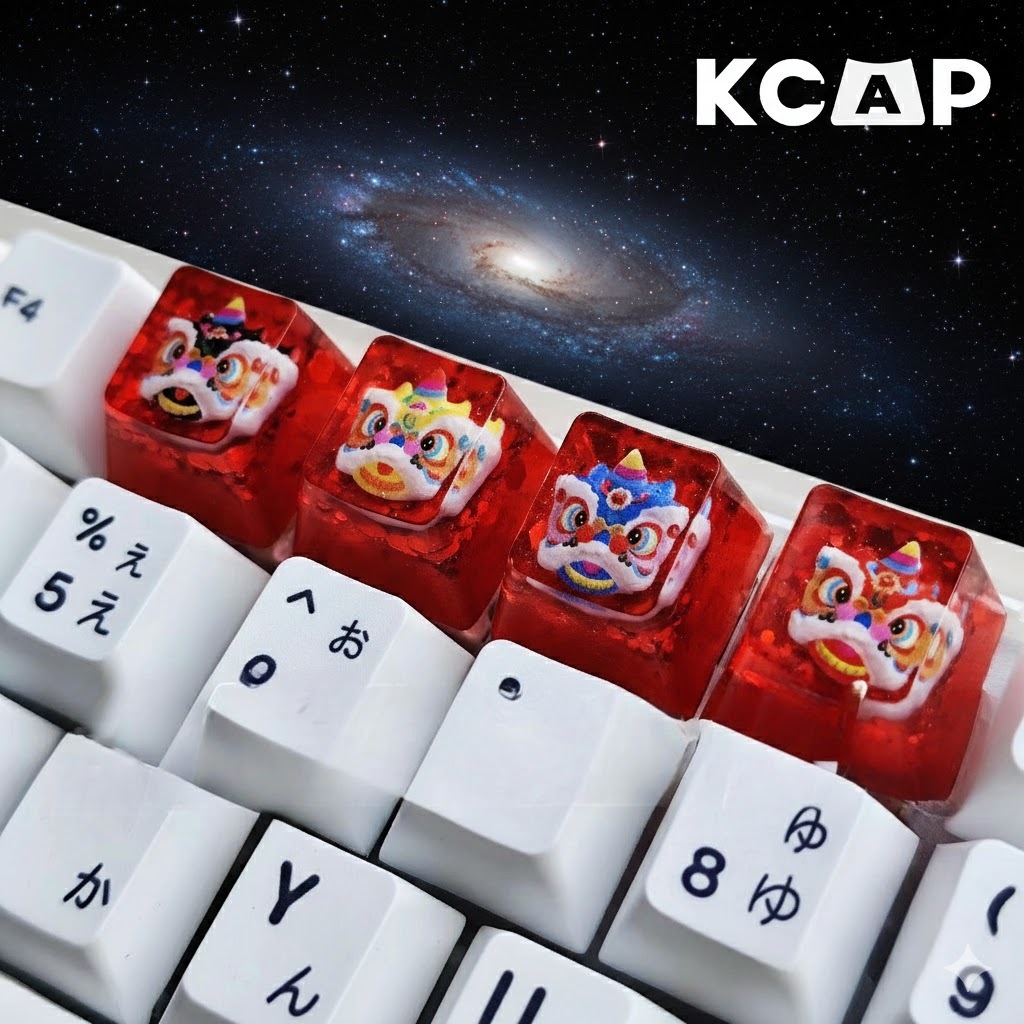 Keycap Đầu Lân Dịp Tết Nguyên Đán Thủ Công | KCAP - World of keycaps
