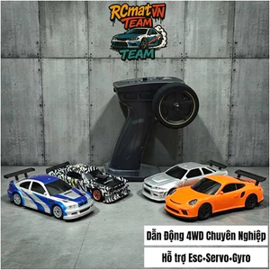 Xe điều khiển Mini Drift RC YDJ S916 S917 RC43 1/43 1:43 - Có Điều Tốc - Gyro - Servo - ESC - Led