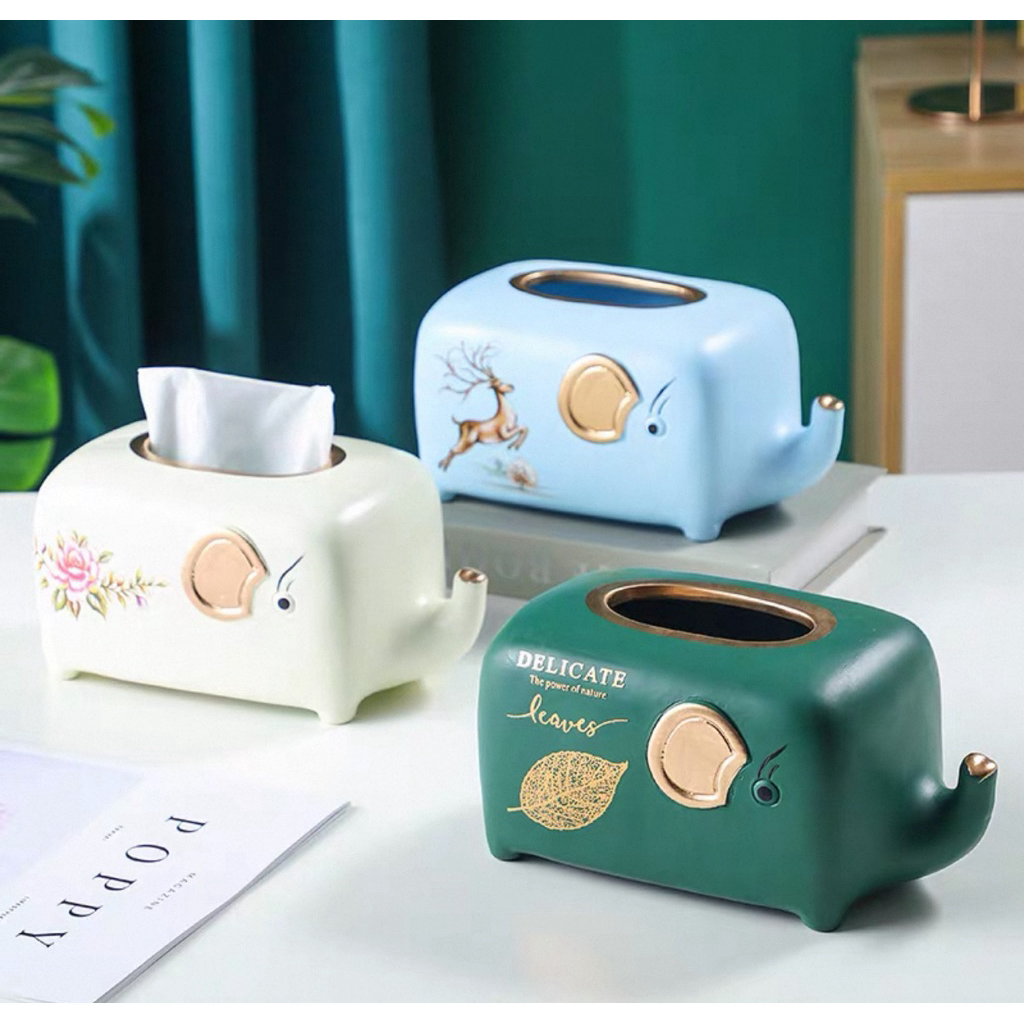 Hộp đựng khăn giấy rút sang trọng bàn làm việc/bàn khách