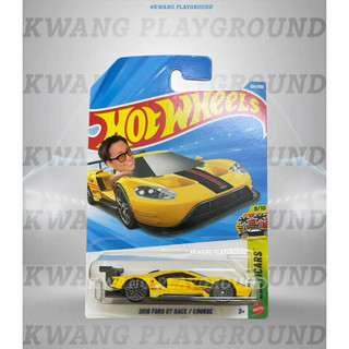Kwang Playground - Xe mô hình Hot Wheels basic 2016 Ford GT race/ Course - Case F 2026