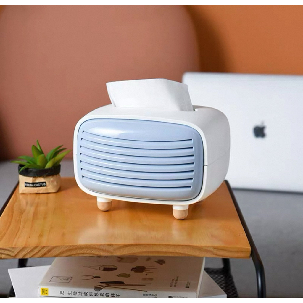 Hộp giấy ăn radio - Hộp đựng khăn giấy khử mùi
