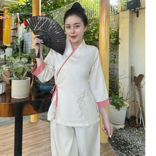 Ngọc Nơ Nữ Lụa Hàn Mới # Đồ Lam Đi Chùa
