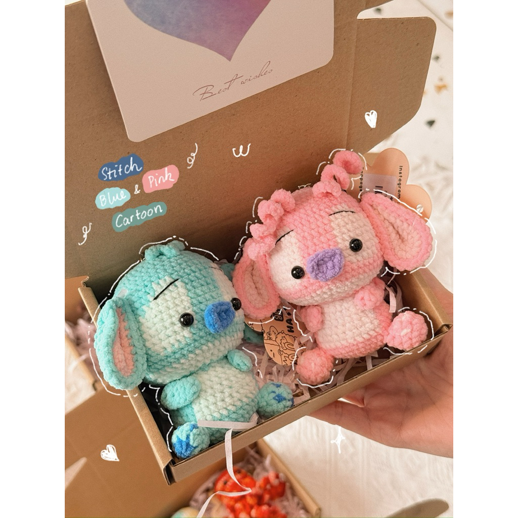 [COUPLE SET] Set Quà Box Giftset Postcard Cặp Đôi Mix Móc Khoá Handmade Tổng Hợp Đáng Yêu Cho Crush Love Valentines