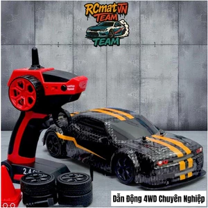 Xe RC Drift điều khiển từ xa Mustang Dodge challenge Subaru Brz 1/14 1/16 4WD tốc độ cao 30km/h - Có Điều tốc, Led
