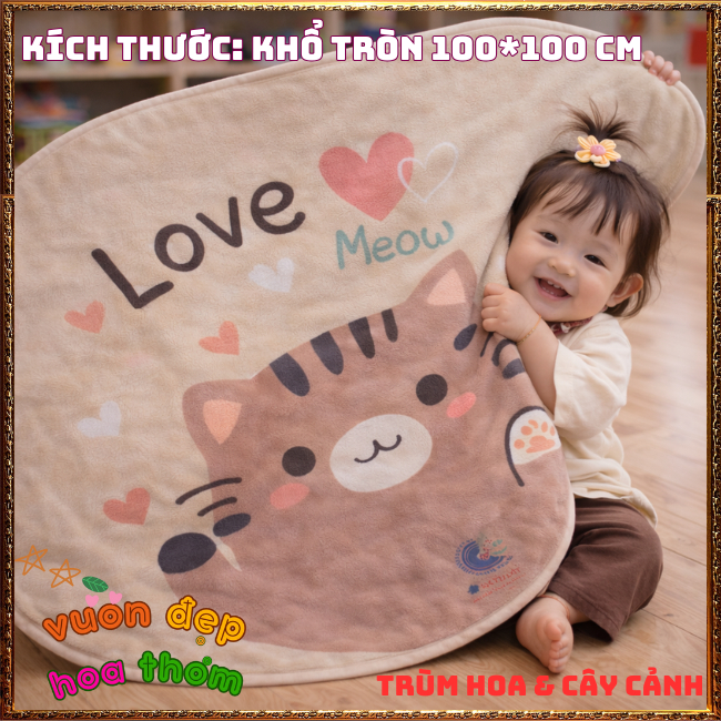 Thảm Chơi Cho Bé Mềm Mại Thoáng Mát Ít Bám Bẩn Dễ Vệ Sinh