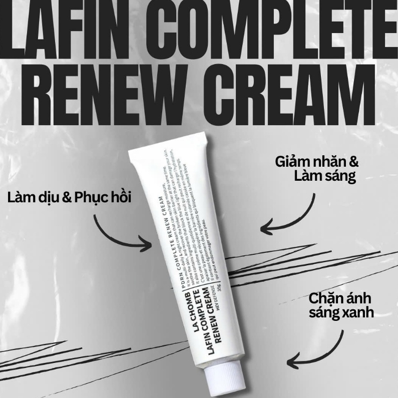 La ChomB Lafin Complete Renew Cream 35g kem dưỡng cóbPDRN, trắng