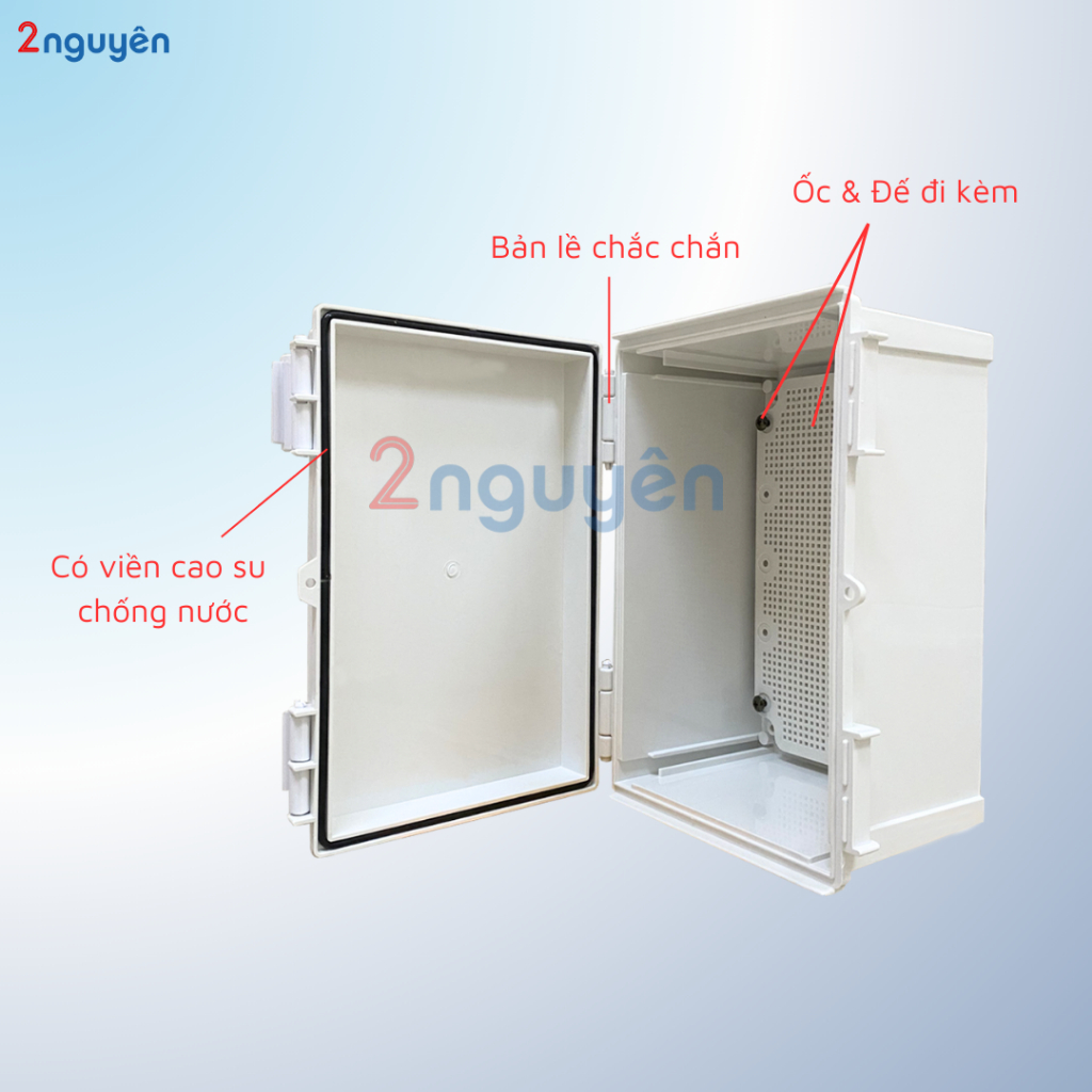 Vỏ tủ điện nhựa ABS 200x300x160 - Sử dụng ngoài trời trong nhà hiệu quả