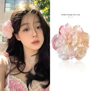 Kẹp Cài Tóc Hoa Bản To Vintage Hoa Nhẹ Nhàng, Phù Hợp Áo Dài – Váy Đi Biển – Chụp Hình