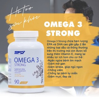 Viên uống dầu cá Omega3 Strong SFD hàm lượng cao - 90 viên