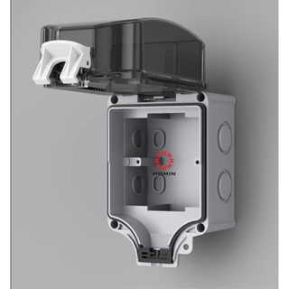 Ổ cắm chống nước IP66 HOMIN có VAT ngoài trời nâng cấp với thiết kế mới 2026