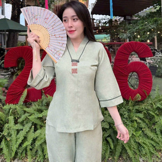 KimTiền Vải ẤnĐộ Cao Cấp Nữ # Đồ Lam Đi Chùa