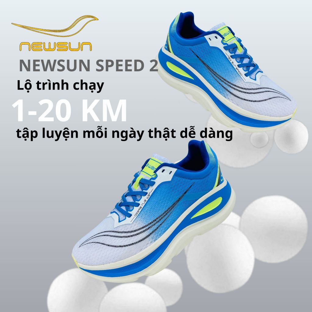 Giày Thể Thao Chạy Bộ NewSun – Công Nghệ MetaRocker, Hỗ Trợ Chạy Đường Dài, Chạy Êm Không Mỏi