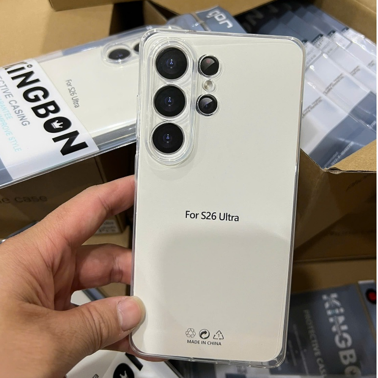 Ốp Lưng Dẻo TrOng Suốt Bảo Vệ Camera  Gor x KiNGBON Samsung S23/S24/S25/S26Ultua/ZFOLD 4/5/6/7