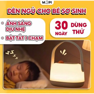 Đèn Pha Sữa Cho Bé Mopi, Đèn Ngủ Decor Cho Bé Sơ Sinh Ánh Sáng Vàng Dịu, Không Ánh Sáng Xanh, Thay Tã Ti Đêm, Để Bàn