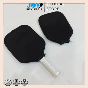 Bao Vợt 𝐏𝐈𝐂𝐊𝐋𝐄𝐁𝐀𝐋𝐋 màu ĐEN bảo vệ mặt vợt, bao vợt 3 lớp, khoá kéo mềm mịn êm