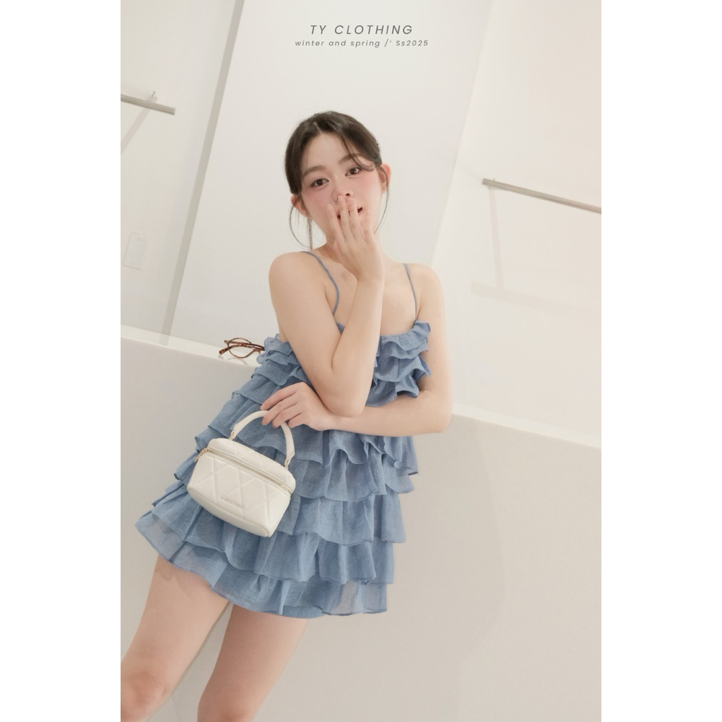Set babydoll Tầng Xanh - Hàng Thiết Kế - TY CLOTHING