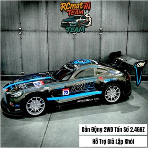 Xe điều khiển từ xa Mecedes AMG 1/18 tốc độ cao bản nhả khói kèm âm thanh và đèn