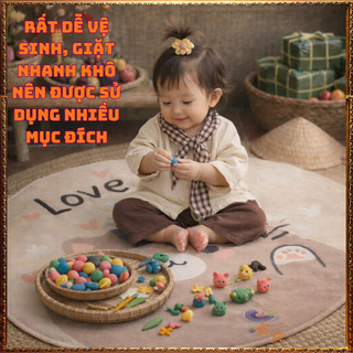 Thảm Ngủ Bé yêu Không Nóng Lưng Siêu Mát Thoải Mái