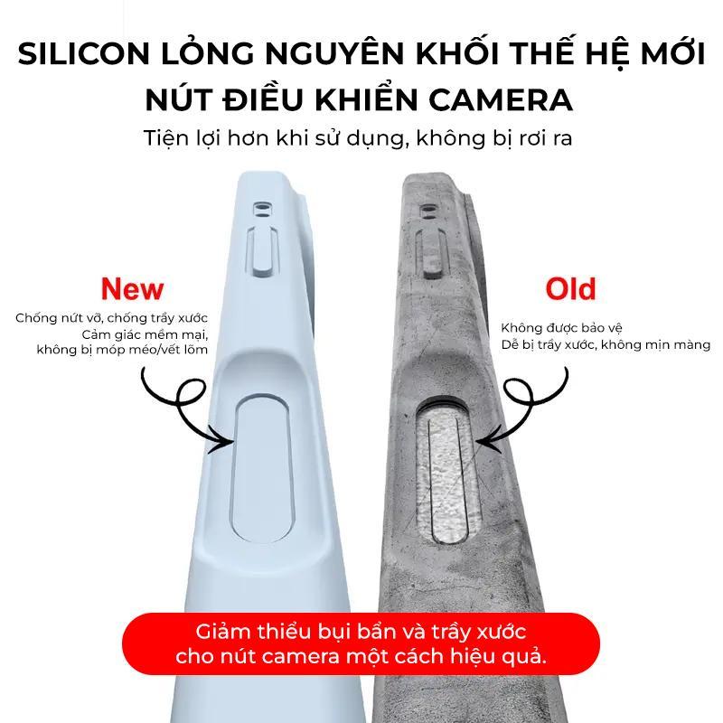 Ốp lưng Beizun silicon mềm chống bám bẩn va đập màu trơn hỗ trợ sạc không dây cho iPhone 11-17 Promax