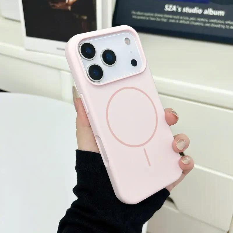 Ốp lưng Beizun silicon mềm chống bám bẩn va đập màu trơn hỗ trợ sạc không dây cho iPhone 11-17 Promax