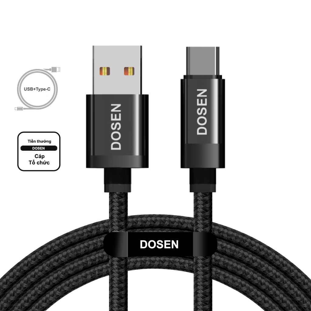 DOSEN PRO Cáp USB loại C 5A 1M 2M cho công nghệ sạc nhanh và sạc nhanh cho Huawei / Xiaomi | BigBuy360 - bigbuy360.vn