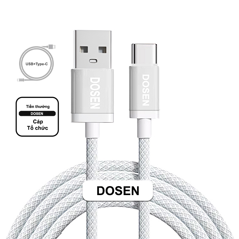 DOSEN PRO Cáp USB loại C 5A 1M 2M cho công nghệ sạc nhanh và sạc nhanh cho Huawei / Xiaomi | BigBuy360 - bigbuy360.vn