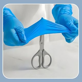 COMBO 5 hộp găng tay cao su không bột NITRILE bao tay y tế sử dụng 1 lần tiện lợi không mùi siêu dai nấu ăn,massa,spa