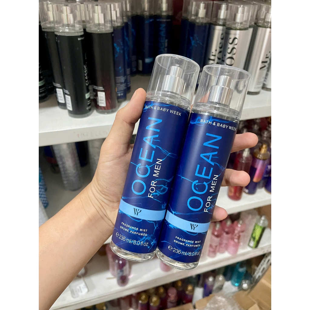 body mist Xịt thơm cho Nam Ocean for Men 236ml Nam Tính, mát mẻ, Sang Trọng