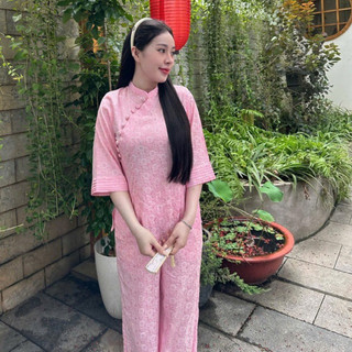 Mẫu 10Nút Gấm 2Da Cao Cấp Nữ # Đồ Lam Đi Chùa