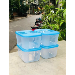 Hộp trữ đông Basic 650ml Tupperware, dùng chia thực phẩm theo ngày tiện lợi.