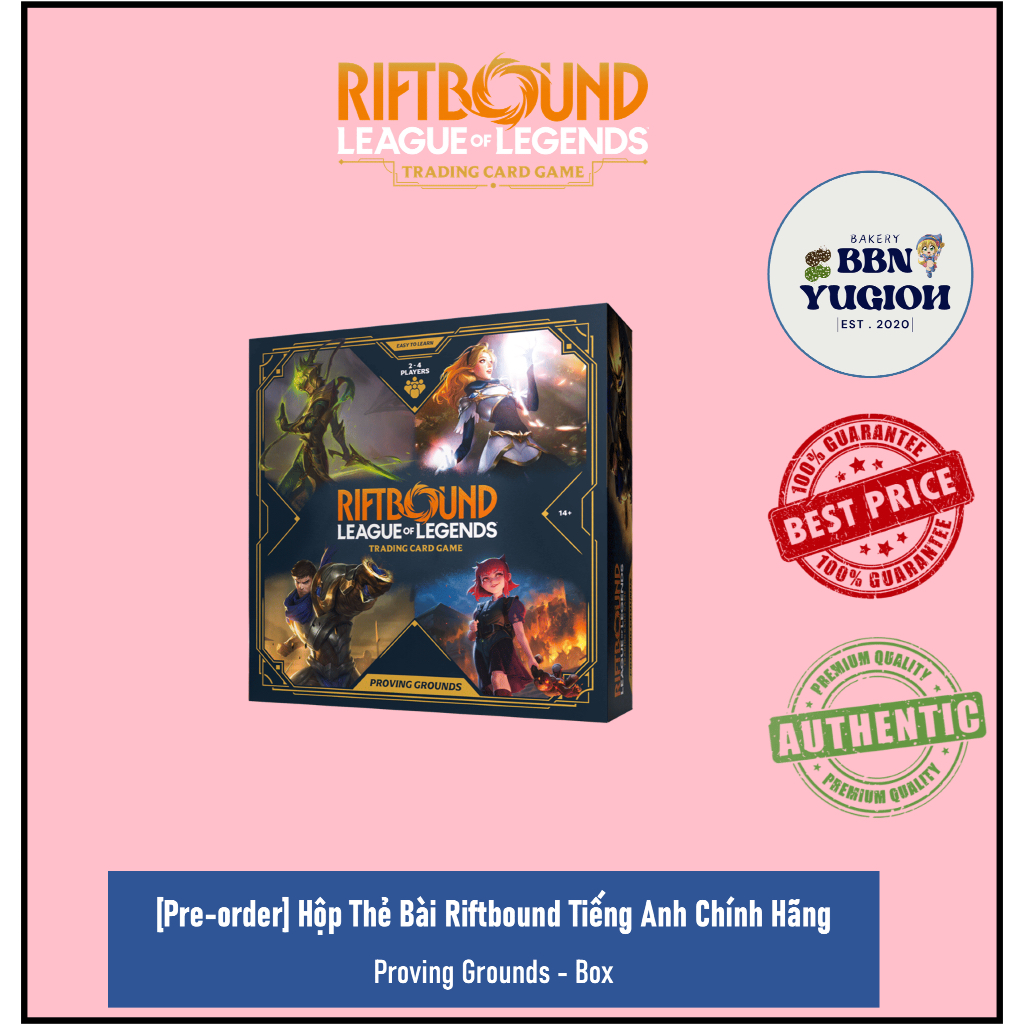 Hộp Thẻ Bài Riftbound Tiếng Anh Chính Hãng: Proving Ground - Box ...