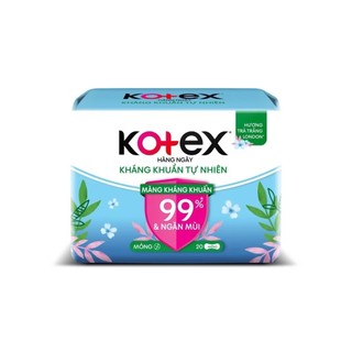 [Combo 8 Gói] Băng Vệ Sinh Kotex Hàng Ngày Kháng Khuẩn Tự Nhiên / MaxCool 20 /40 miếng - Lucie's Mom