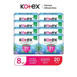 [Combo 8 Gói] Băng Vệ Sinh Kotex Hàng Ngày Kháng Khuẩn Tự Nhiên / MaxCool 20 /40 miếng - Lucie's Mom