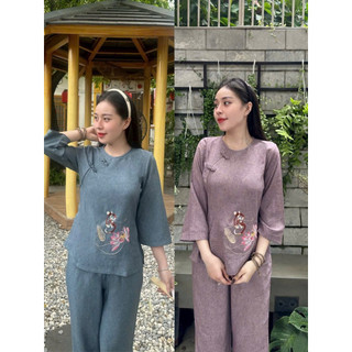 Sò Tâm Vải ẤnĐộ Cao Cấp Nữ # Đồ Lam Đi Chùa