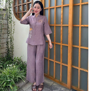 BàLai Bồ Đề Vải ẤnĐộ Cao Cấp Nữ # Đồ Lam Đi Chùa