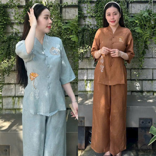 BàLai Bồ Đề Vải ẤnĐộ Cao Cấp Nữ # Đồ Lam Đi Chùa