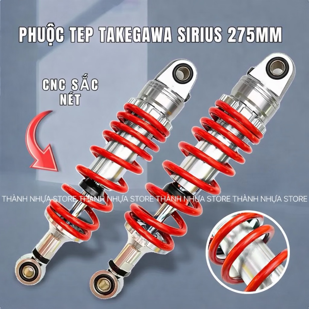 Phuộc Takegawa Sirius CNC - Giảm xóc trước Sirius Tep 275mm