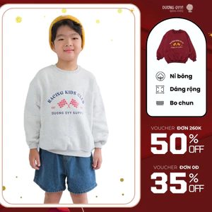 Áo nỉ bông trẻ em RACING KIDS style Hàn Quốc | Dương Oyy 010124179