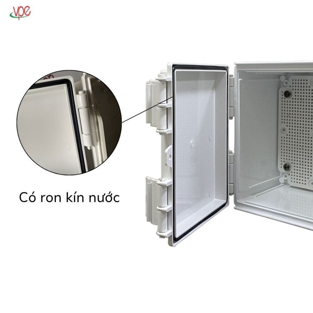 Vỏ tủ điện tủ nhựa KYE 160x210x130 bền bỉ sử dụng ngoài trời trong nhà