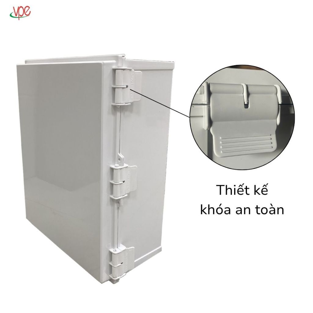 Hộp kỹ thuật nhựa ABS 410x510x210 sử dụng ngoài trời an toàn hiệu quả
